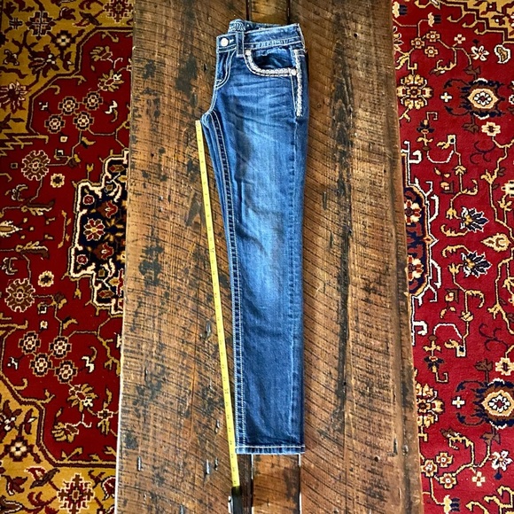Miss Me jeans size 26 Cuffed Skinny.  Item# JS5885CK - Picture 11 of 12